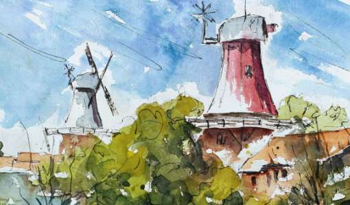 Das schnelle Aquarell - Beschränkung auf das Wesentliche
