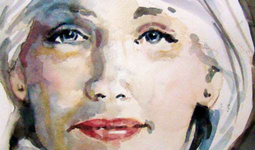 Portrait in Aquarell