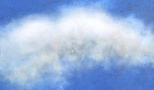 Himmel und Wolken malen in Acryl